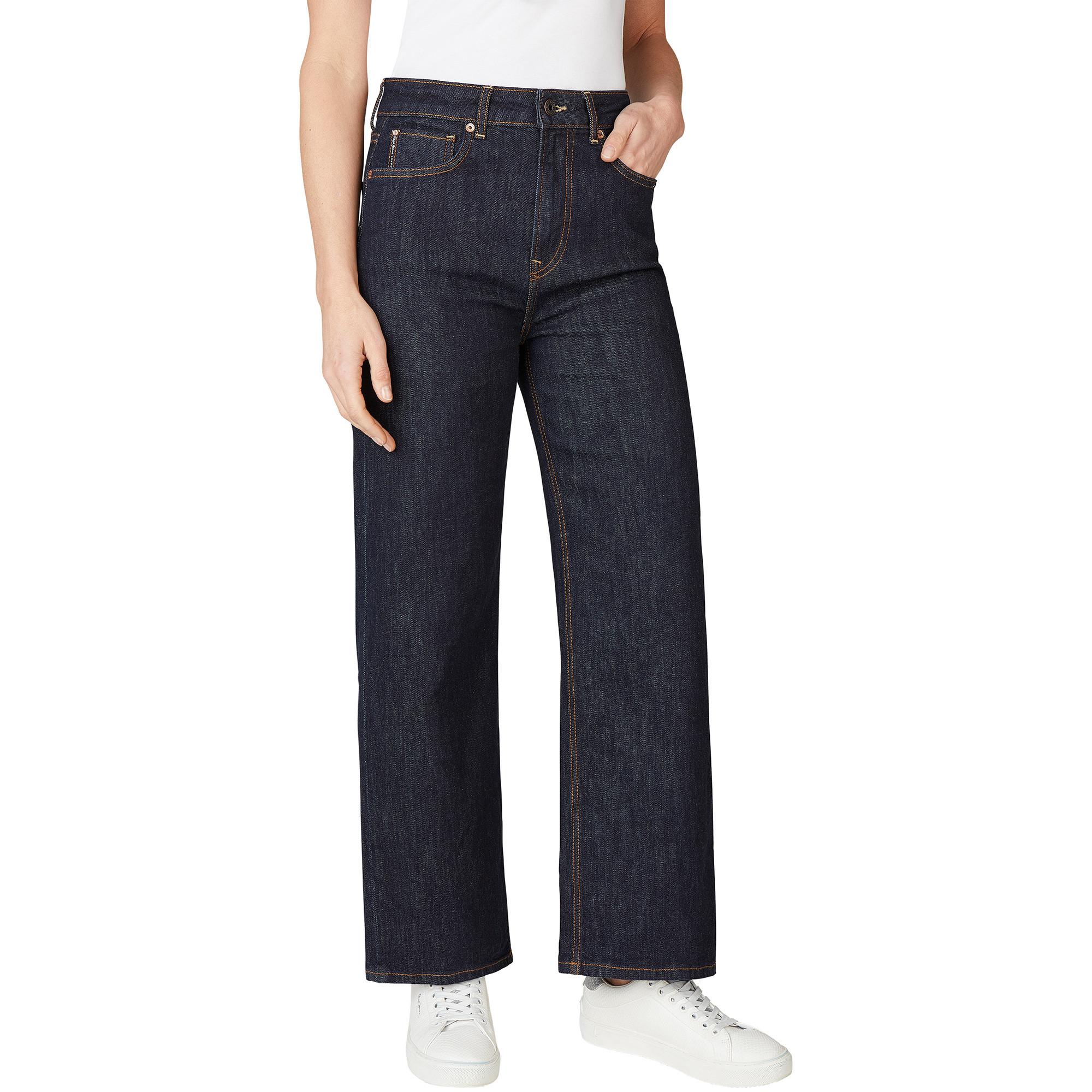 Pepe Jeans London Wide Leg High Waist Jeans  