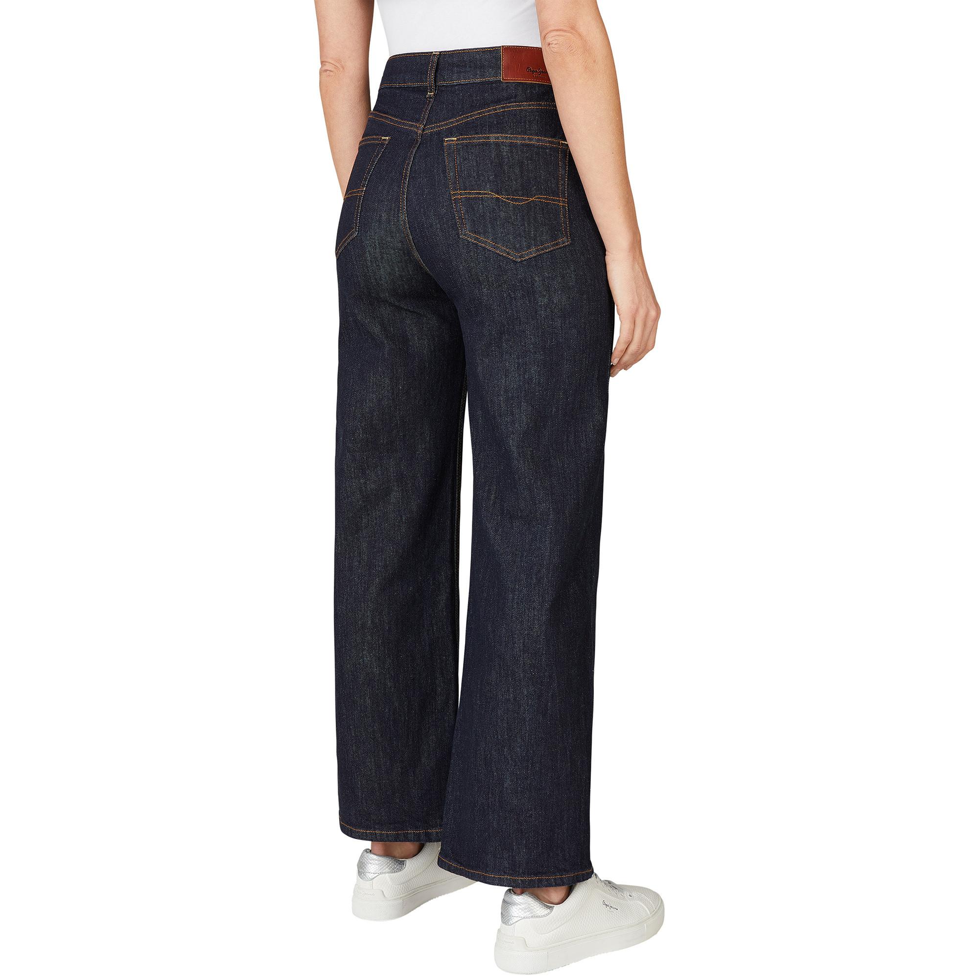 Pepe Jeans London Wide Leg High Waist Jeans  