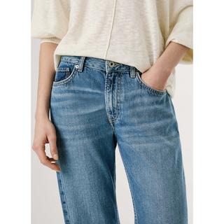 Pepe Jeans London Boyfriend Low Rise Straight Leg Jeans  