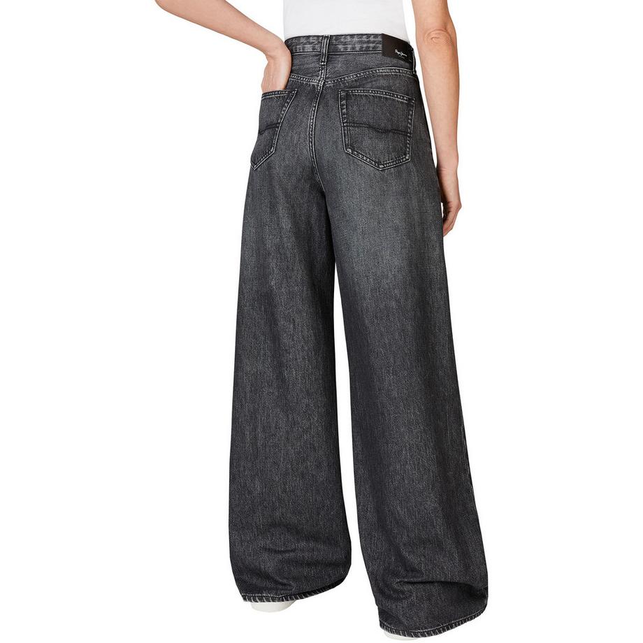 Pepe Jeans London Wide Leg High Waist Jeans  