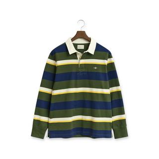 GANT Gestreiftes Langarm Poloshirt  