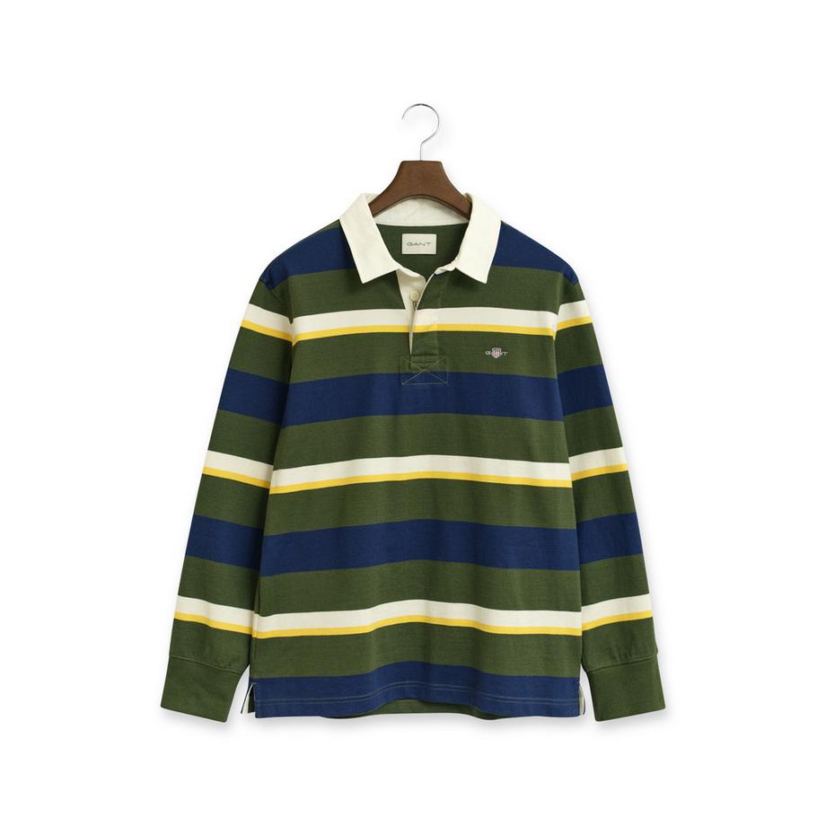 GANT Polo a Righe Maniche Lunghe  