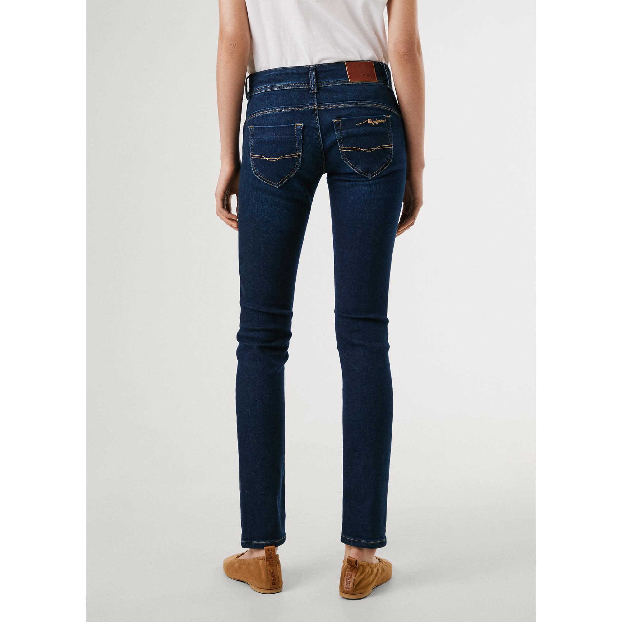 Pepe Jeans London Slim Fit Low Rise Jeans  