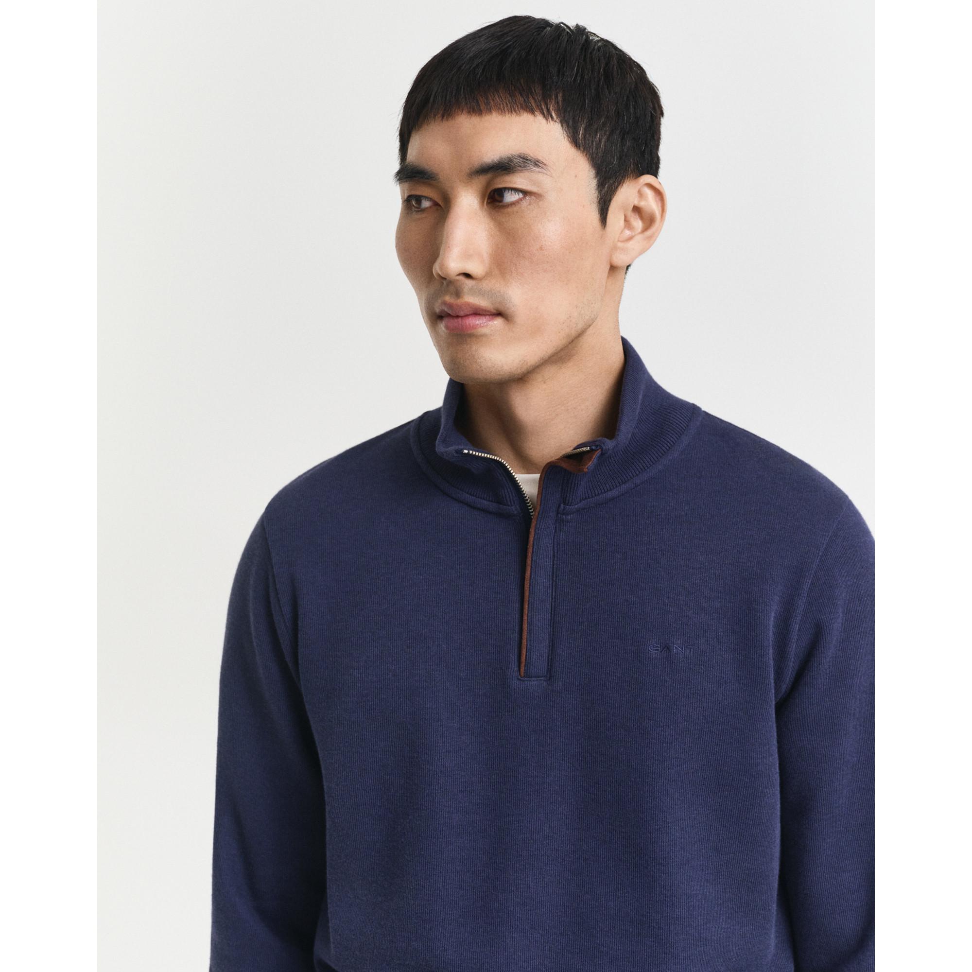 GANT Half Zip Regular Fit Pull  