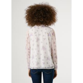 Pepe Jeans London Geblümte Langarmbluse  