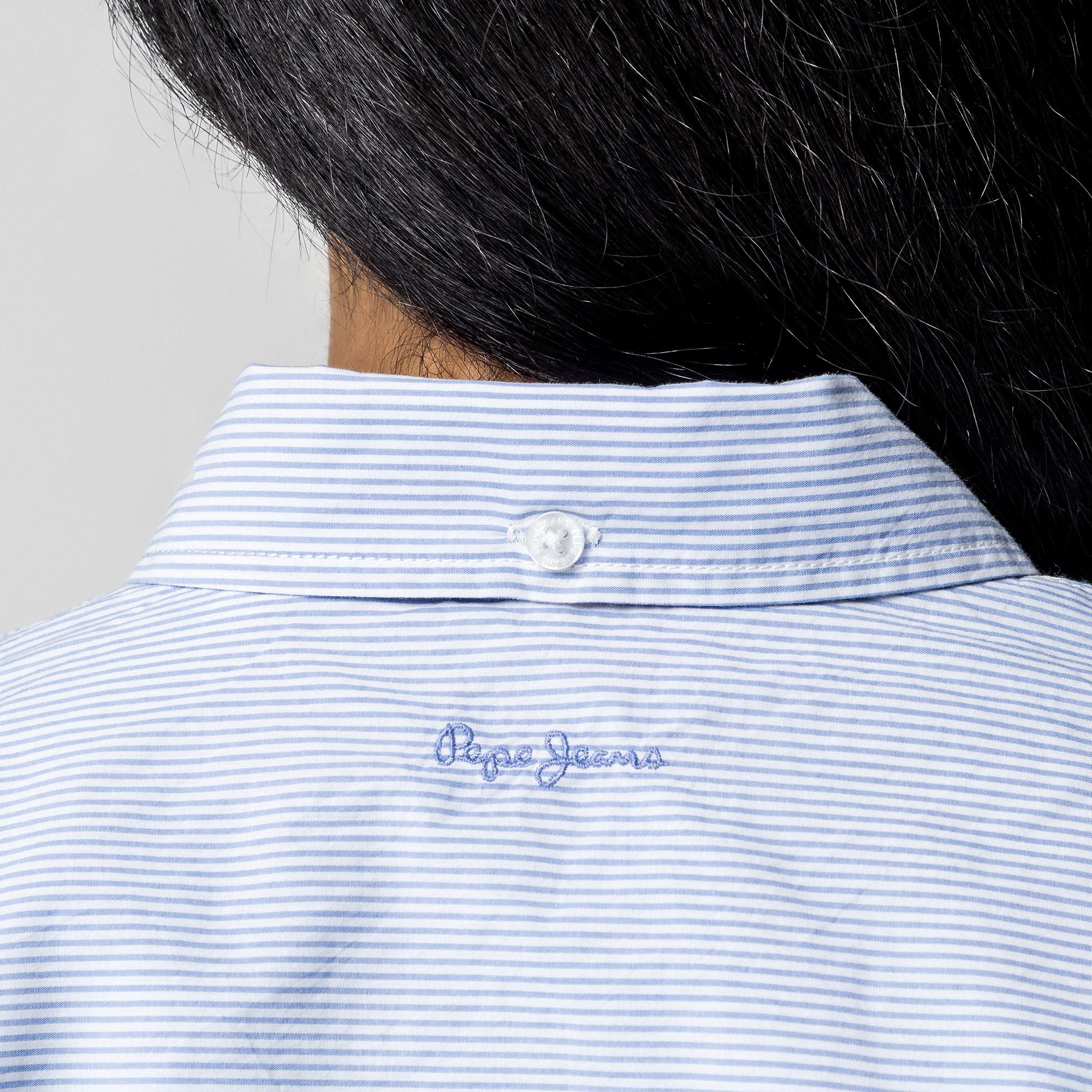 Pepe Jeans London Gestreifte Langarmbluse  