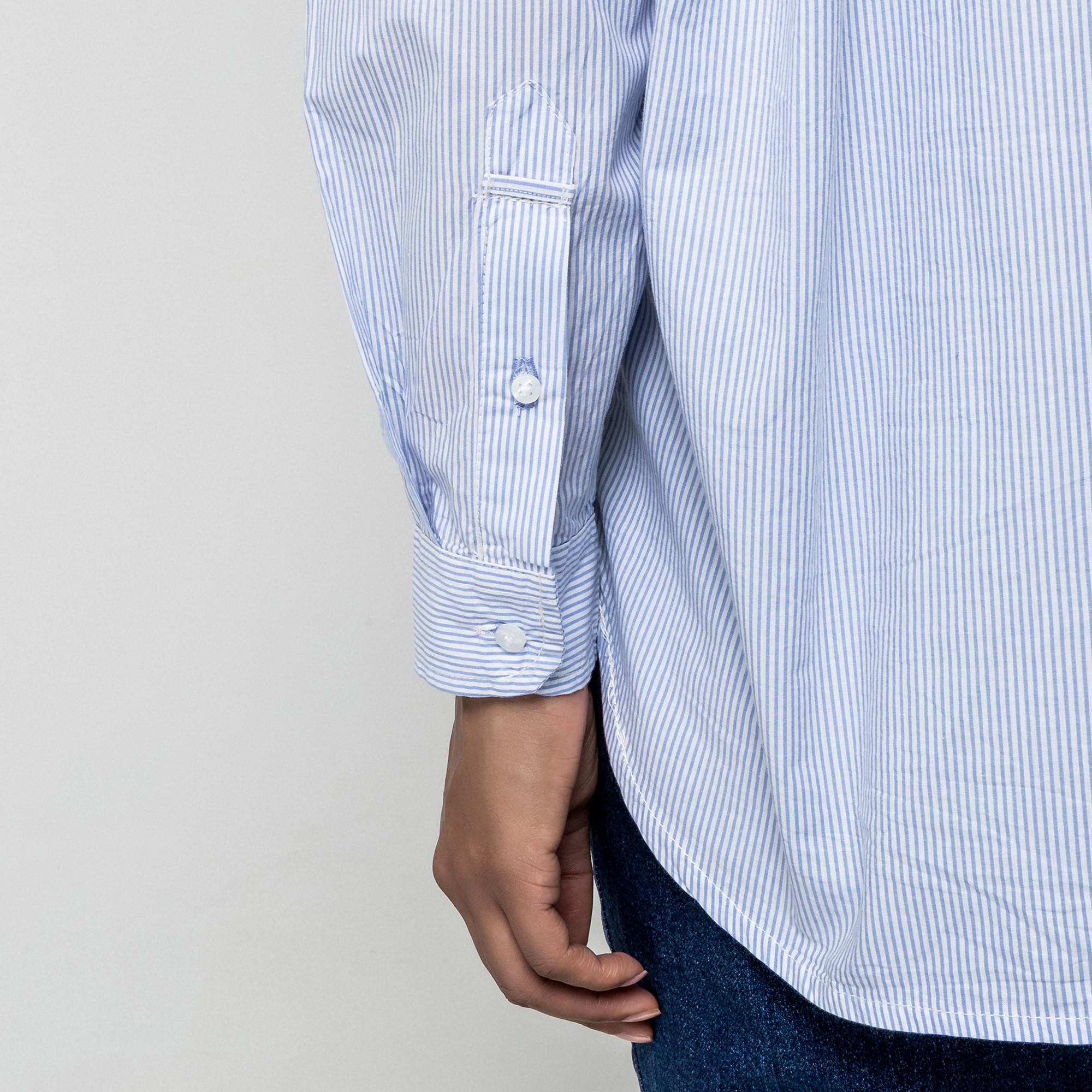 Pepe Jeans London Gestreifte Langarmbluse  