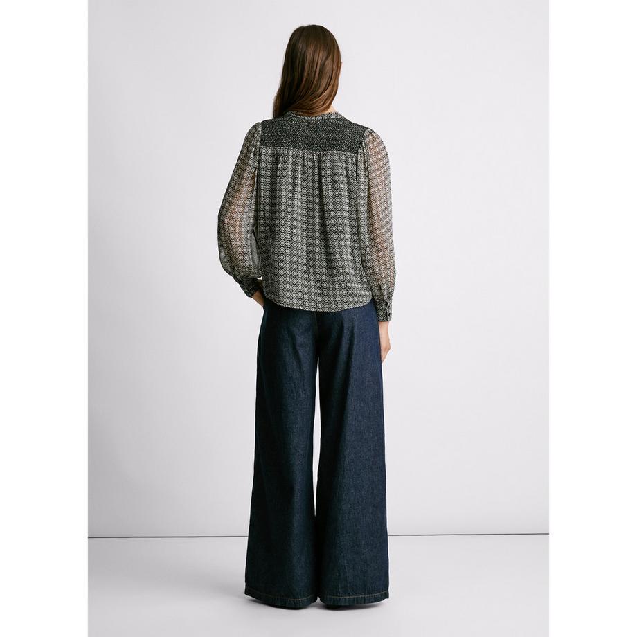 Pepe Jeans London Gemusterte Langarmbluse  