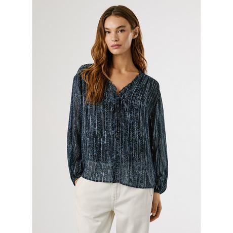 Pepe Jeans London Fliessende Langarmbluse  