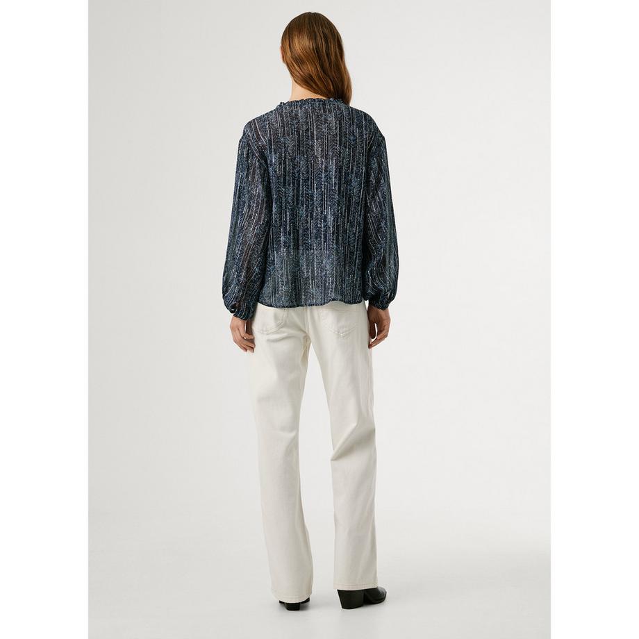 Pepe Jeans London Camicetta Fluida Maniche Lunghe  