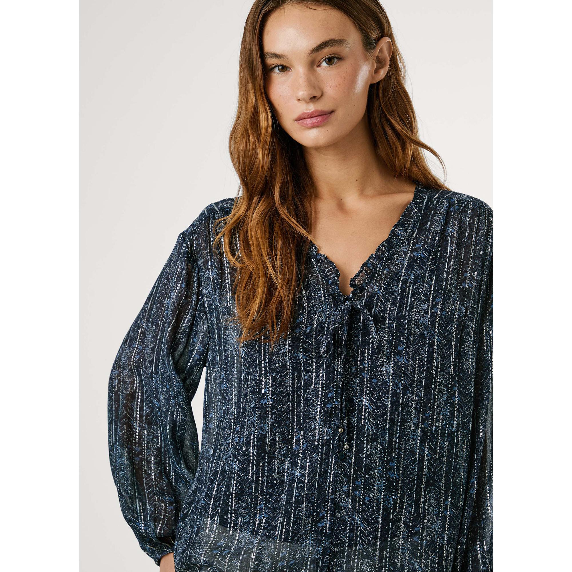 Pepe Jeans London Fliessende Langarmbluse  