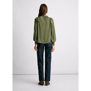 Pepe Jeans London Langarmbluse mit Smock-Details  