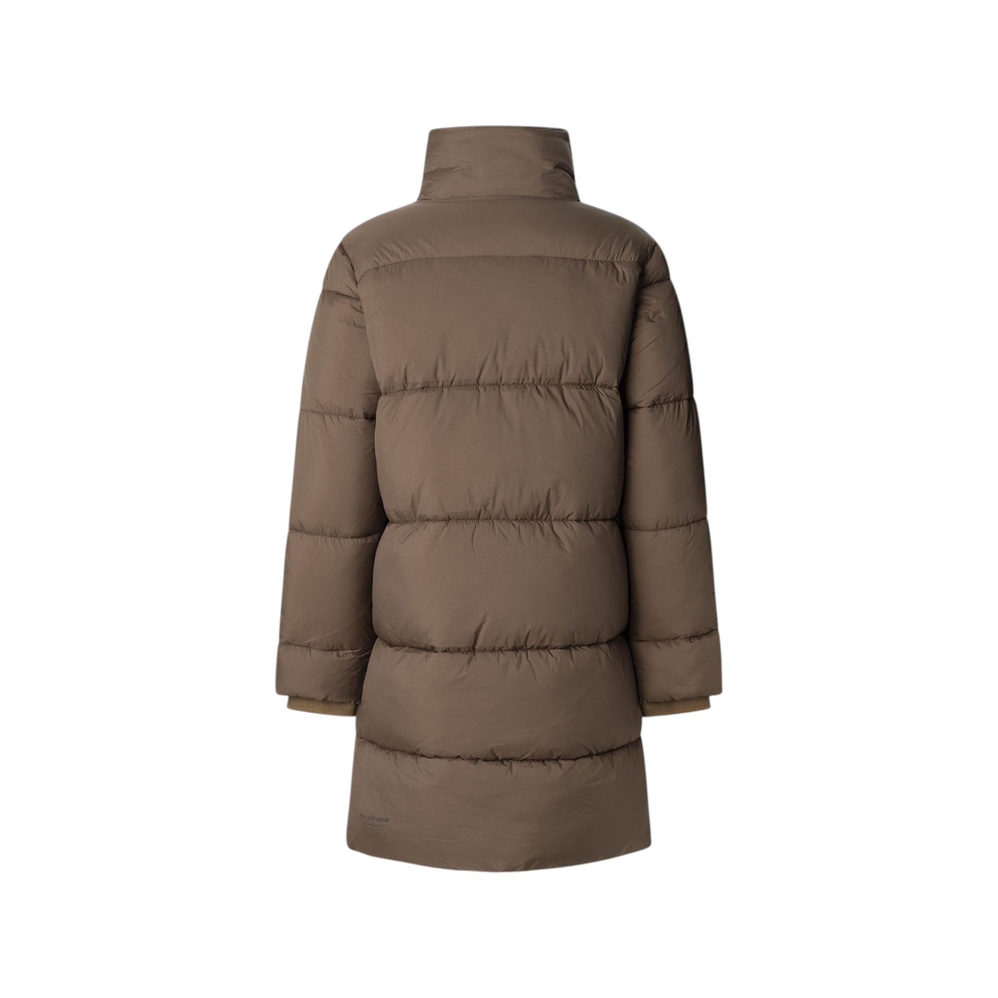 Pepe Jeans London Langer gesteppter Wintermantel  