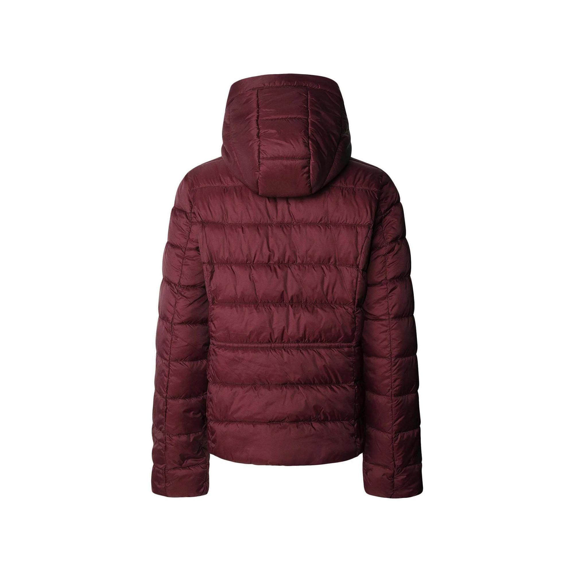 Pepe Jeans London Kapuzen Pufferjacke mit Kordelzug Taille  