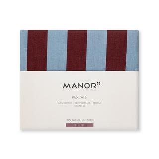 Manor Bendigo Taie d'oreiller en percale rayée  