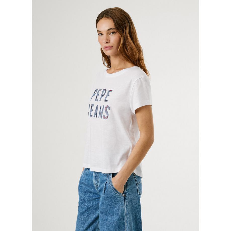 Pepe Jeans London T-shirt avec logo à sequins  