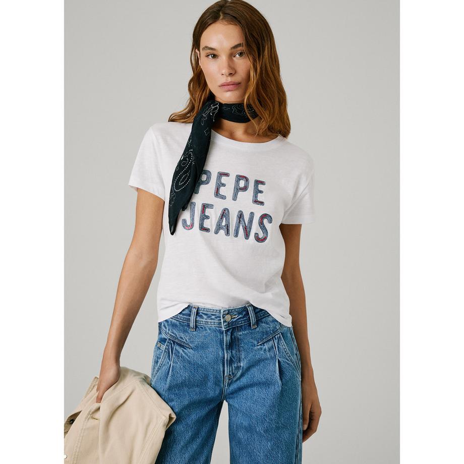 Pepe Jeans London T-shirt avec logo à sequins  