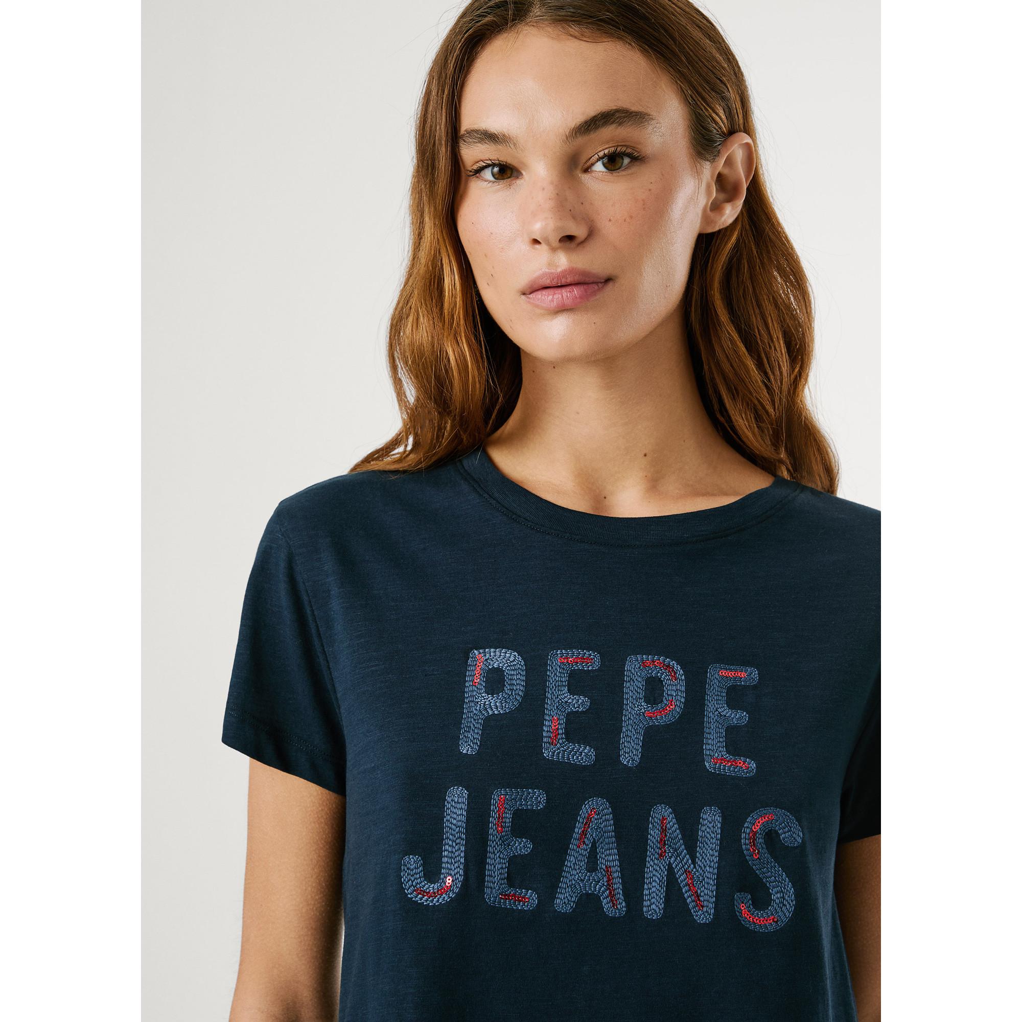 Pepe Jeans London T-shirt avec logo à sequins  