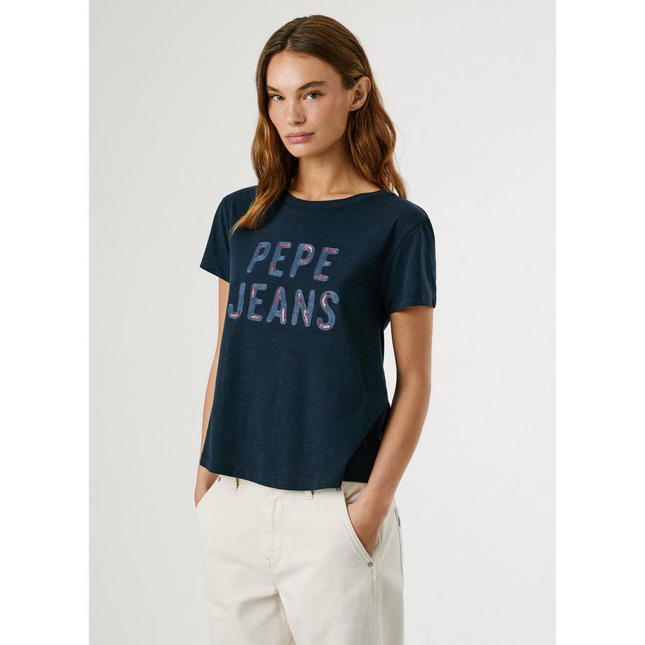 Pepe Jeans London T-shirt avec logo à sequins  
