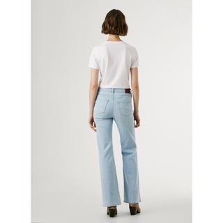 Pepe Jeans London T-Shirt mit floralem Logo-Print  