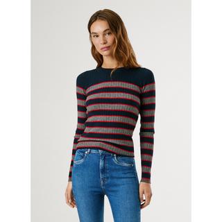 Pepe Jeans London Pull Côtelé Rayé Coupe Slim  