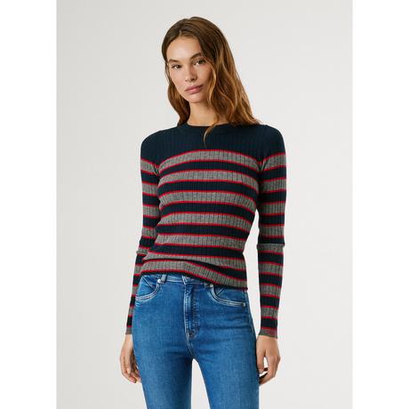 Pepe Jeans London Pull Côtelé Rayé Coupe Slim  