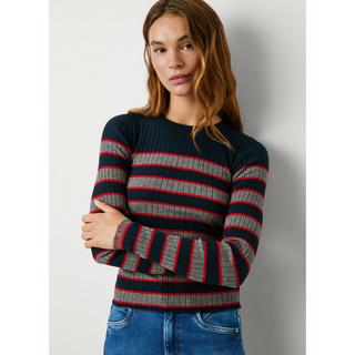 Pepe Jeans London Pull Côtelé Rayé Coupe Slim  