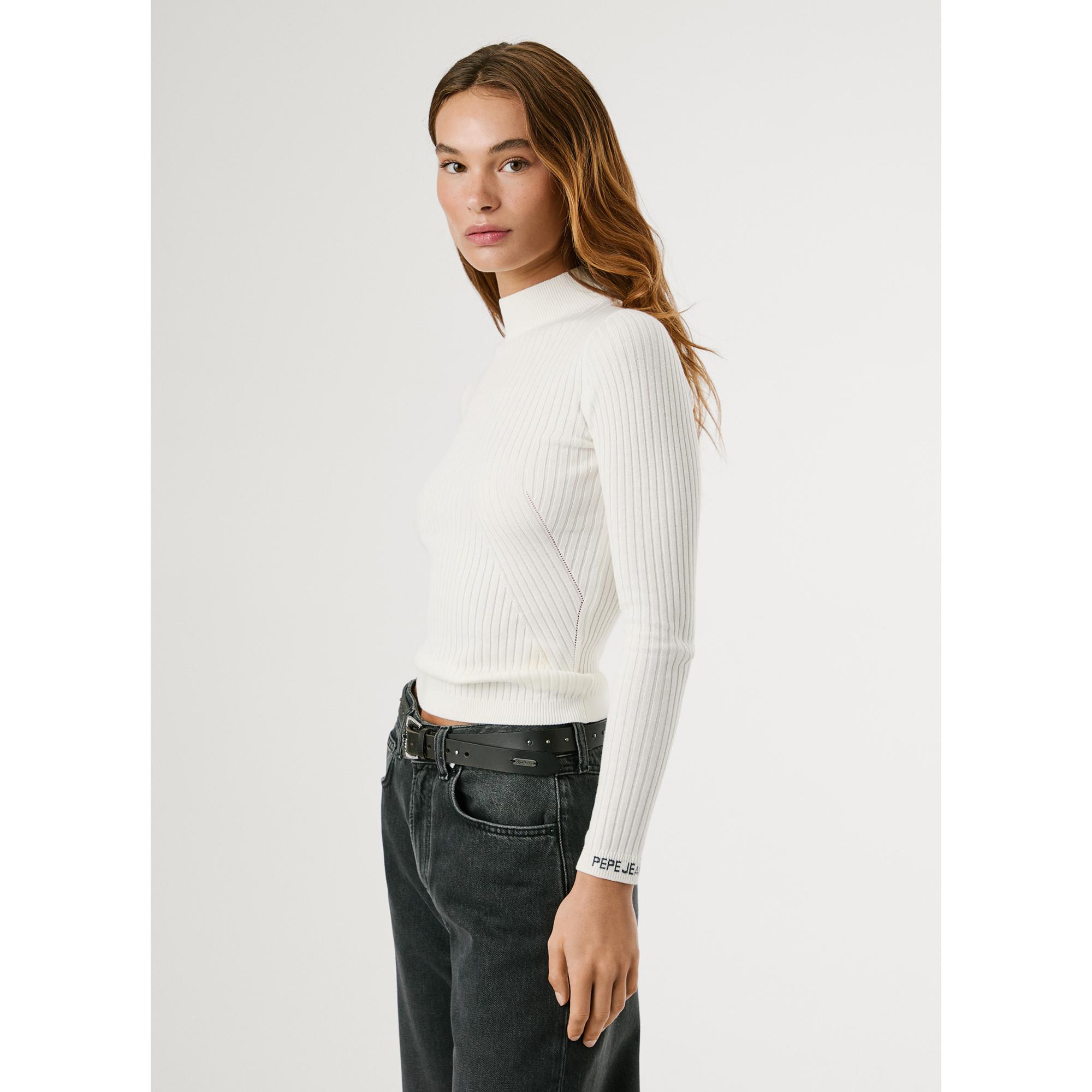 Pepe Jeans London Gerippter Strickpullover  