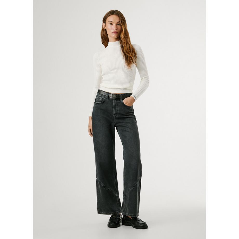 Pepe Jeans London Gerippter Strickpullover  