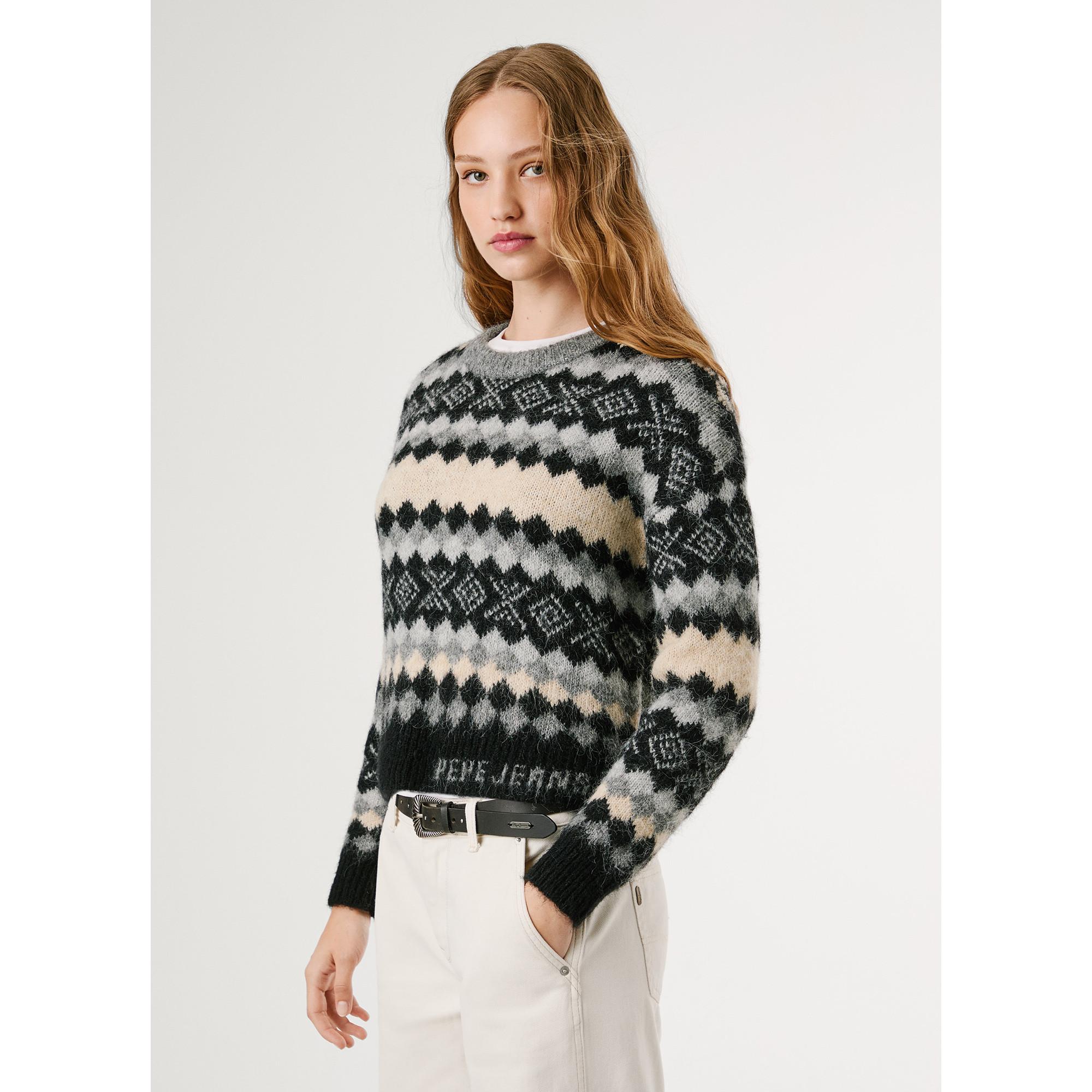 Pepe Jeans London Gemusterter Strickpullover  