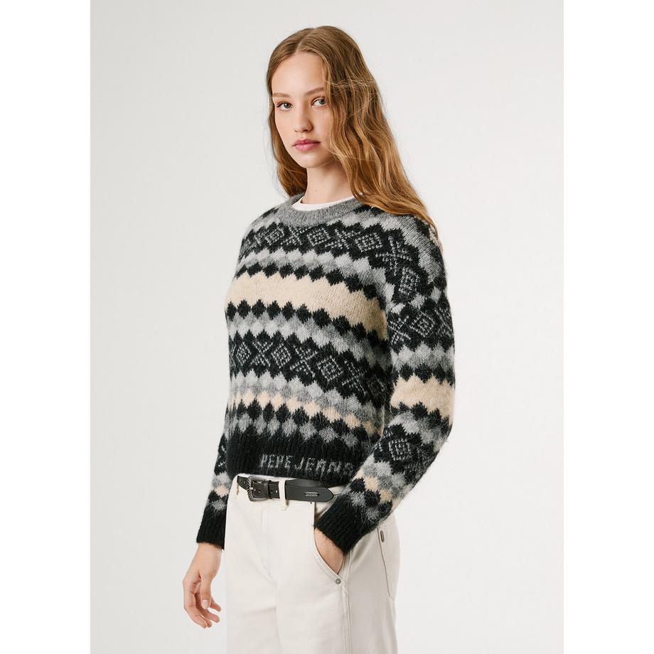 Pepe Jeans London Gemusterter Strickpullover  