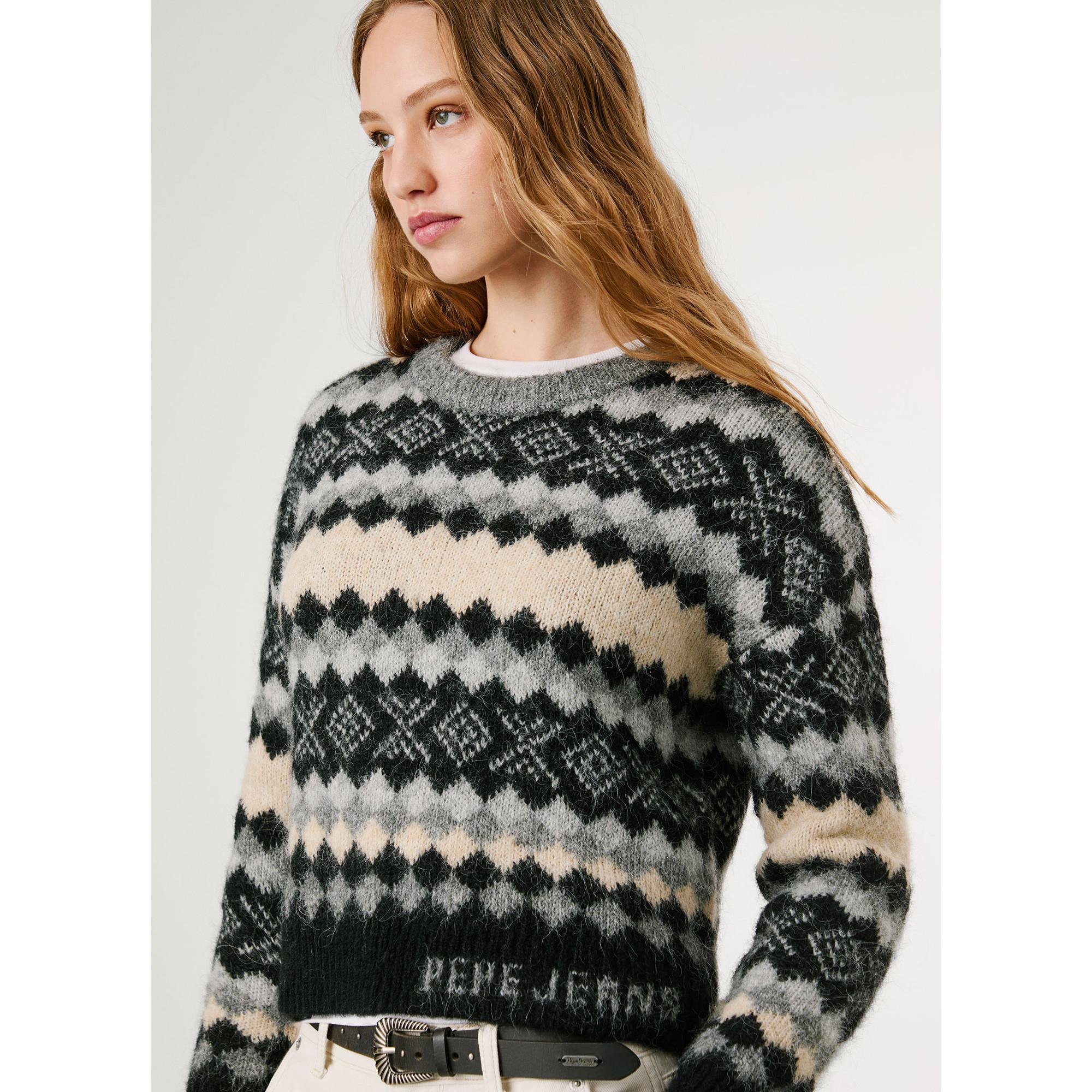 Pepe Jeans London Gemusterter Strickpullover  