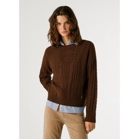 Pepe Jeans London Texturierter Strickpullover  
