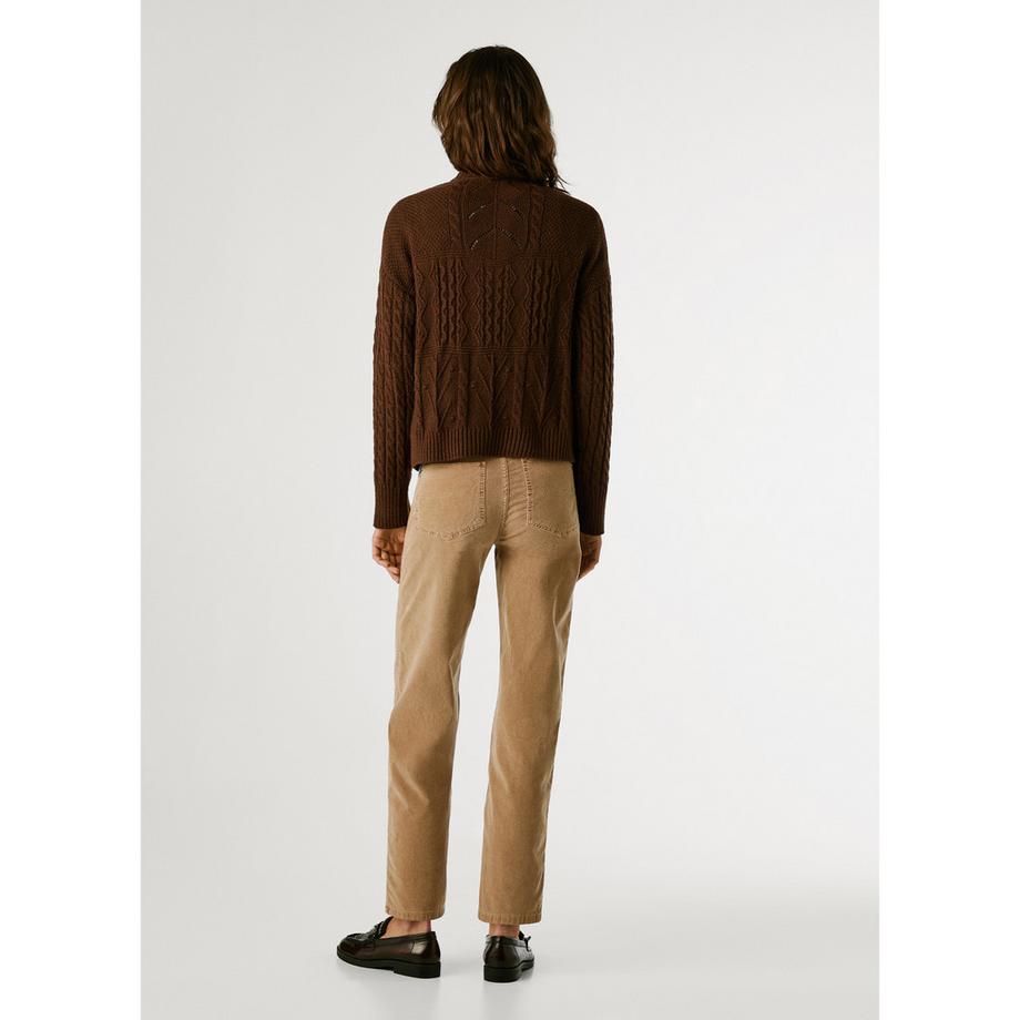 Pepe Jeans London Pull en maille torsadée  