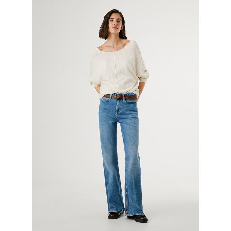 Pepe Jeans London Pullover Encolure Bateau Manches Longues  