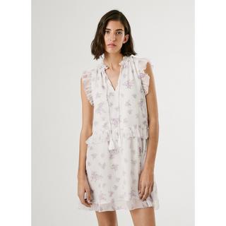 Pepe Jeans London Ärmelloses Rüschen Minikleid  