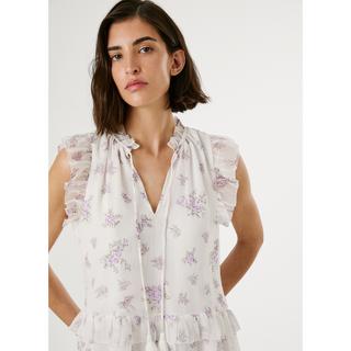 Pepe Jeans London Ärmelloses Rüschen Minikleid  