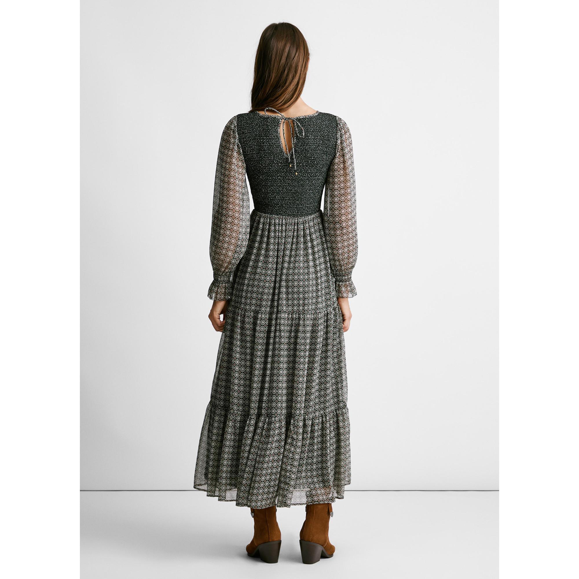 Pepe Jeans London Abito Lungo Maniche Lunghe  