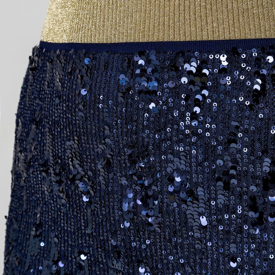 Manor Woman Pailletten Schlitz Bleistiftrock  