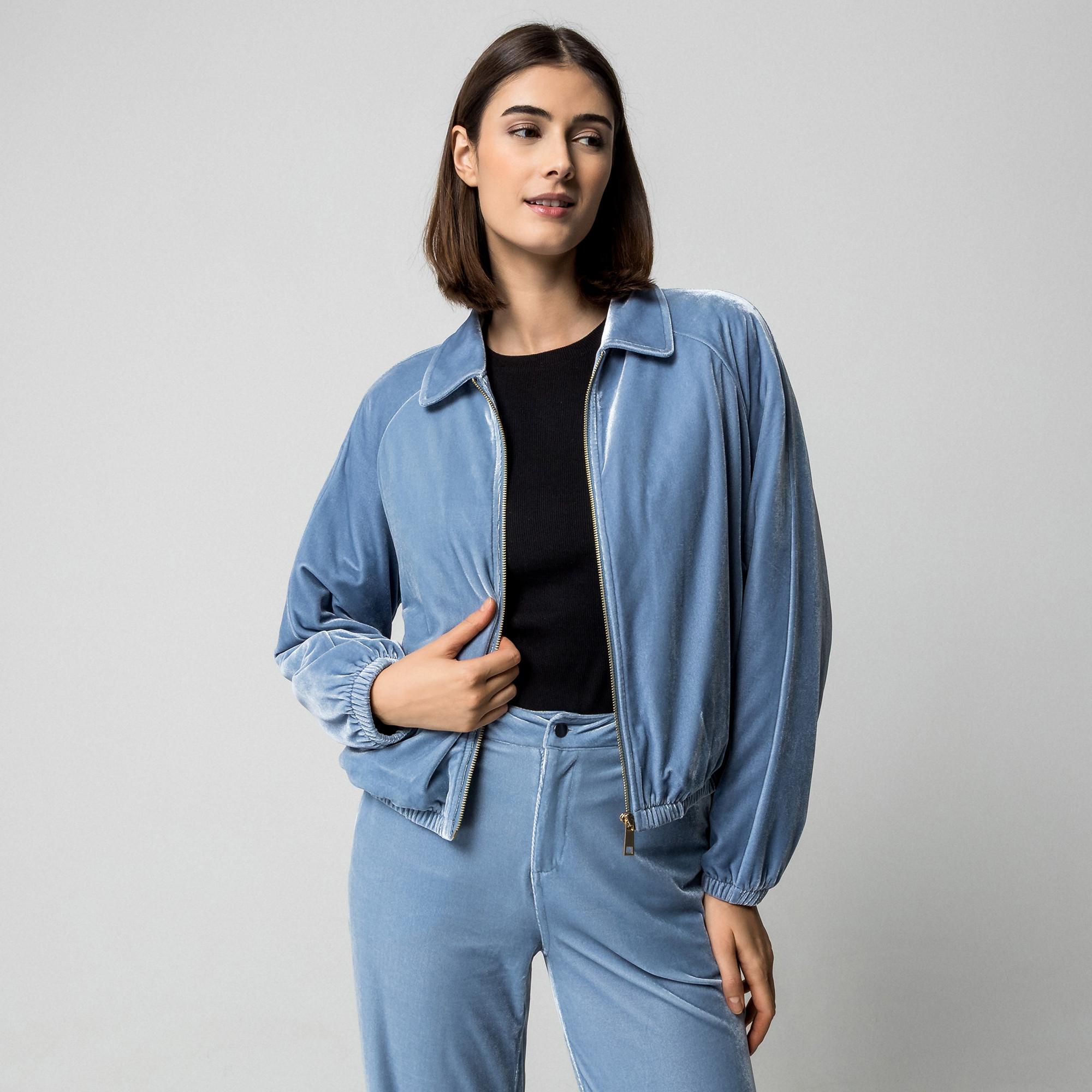 Manor Woman Samt Bomberjacke  