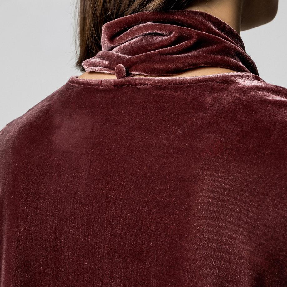 Manor Woman Robe de soirée courte en velours  