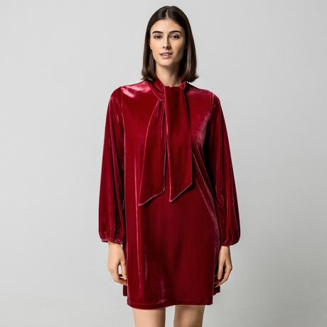 Manor Woman Samt Mini Abendkleid  
