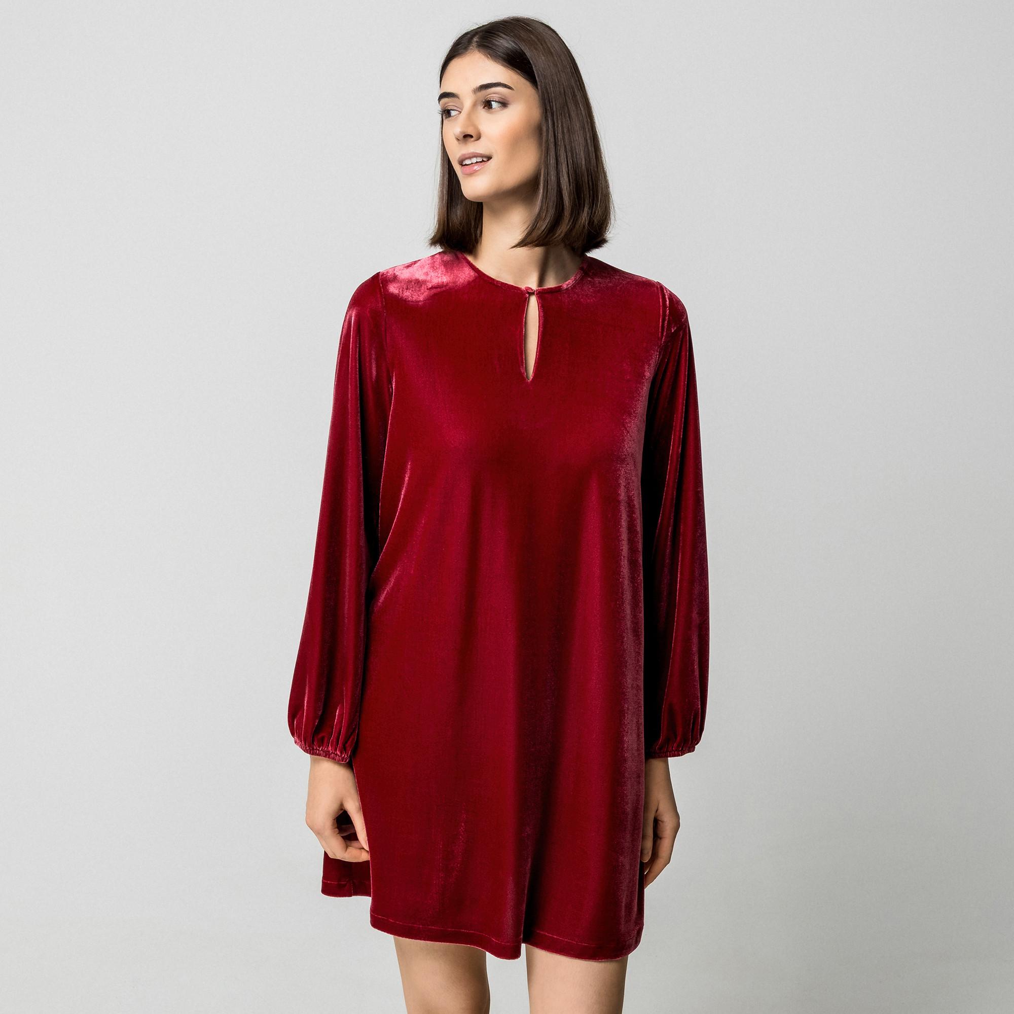 Manor Woman Samt Mini Abendkleid  