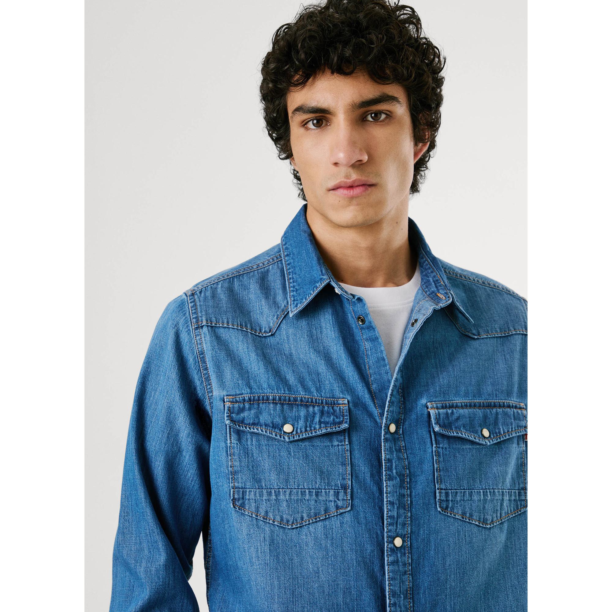 Pepe Jeans London Jeanshemd Regular Fit  