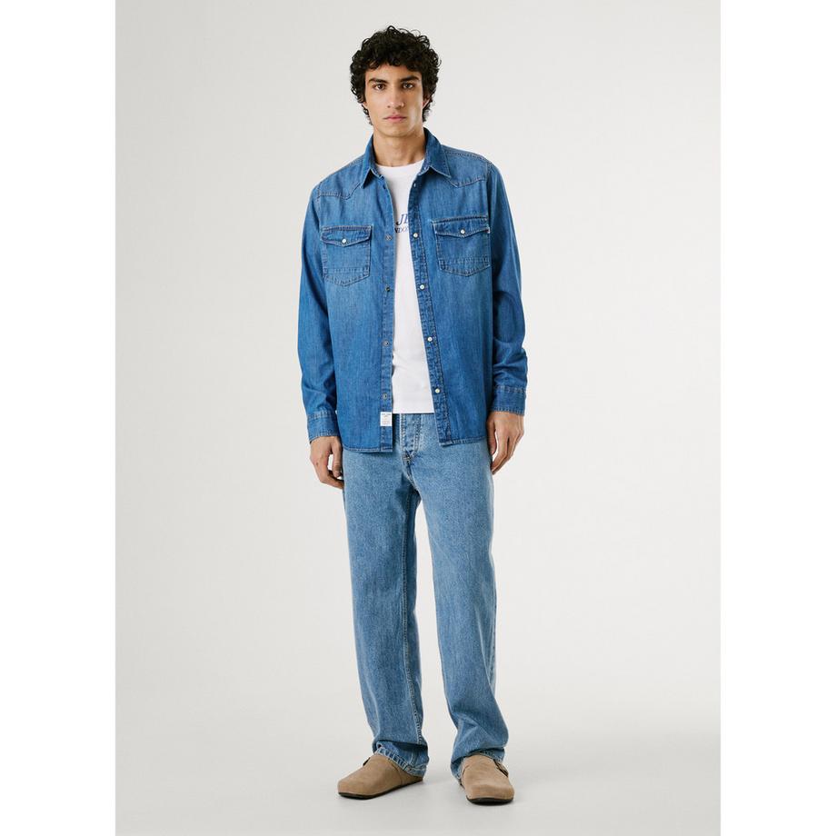 Pepe Jeans London Jeanshemd Regular Fit  