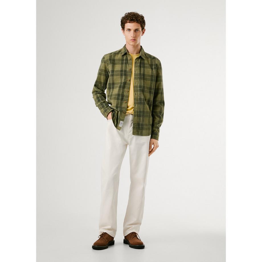 Pepe Jeans London Camicia a Quadri Maniche Lunghe  