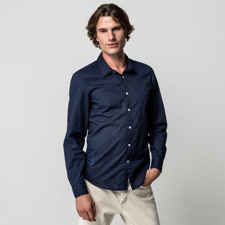 Pepe Jeans London Chemise Slim Fit Manches Longues Motif  