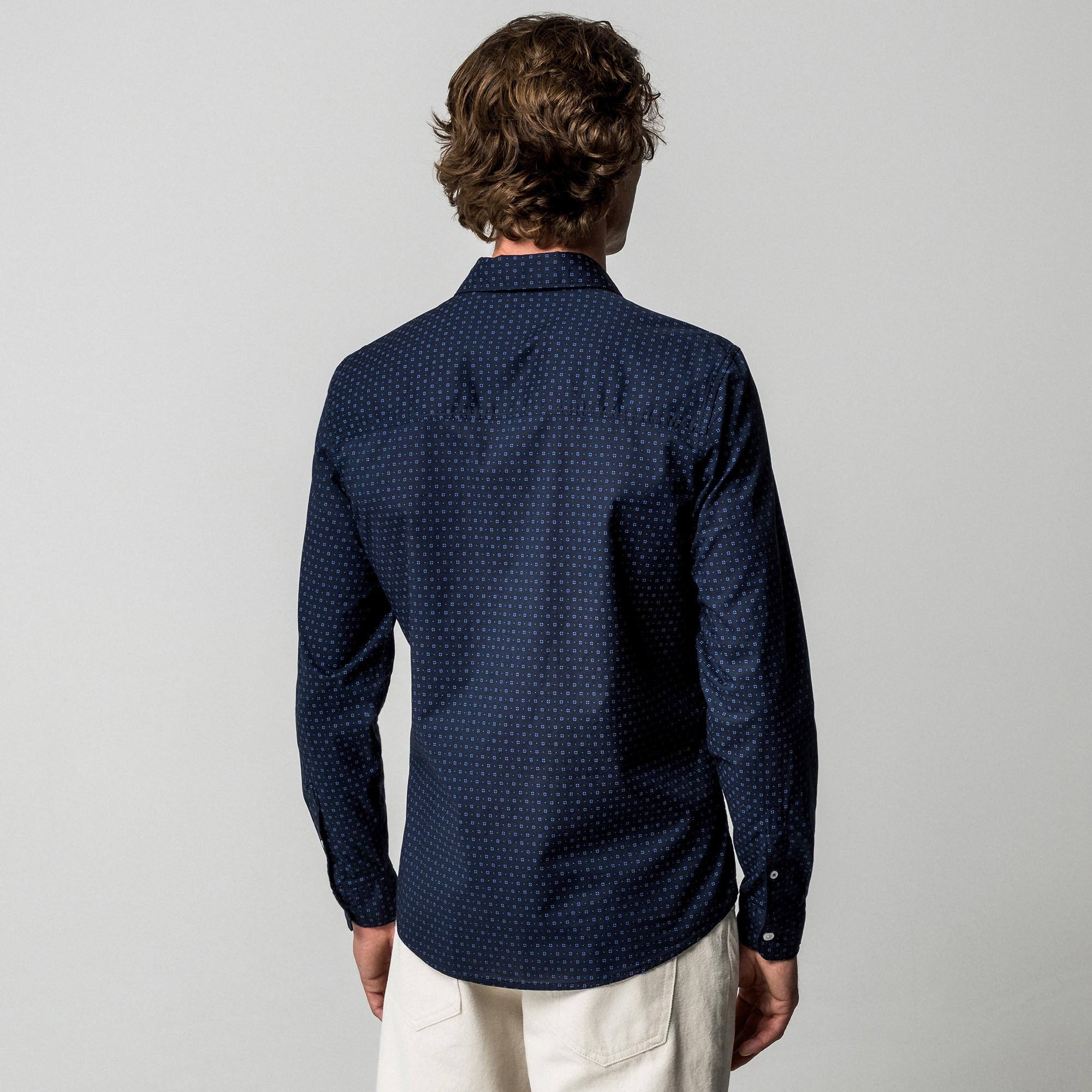 Pepe Jeans London Chemise Slim Fit Manches Longues Motif  