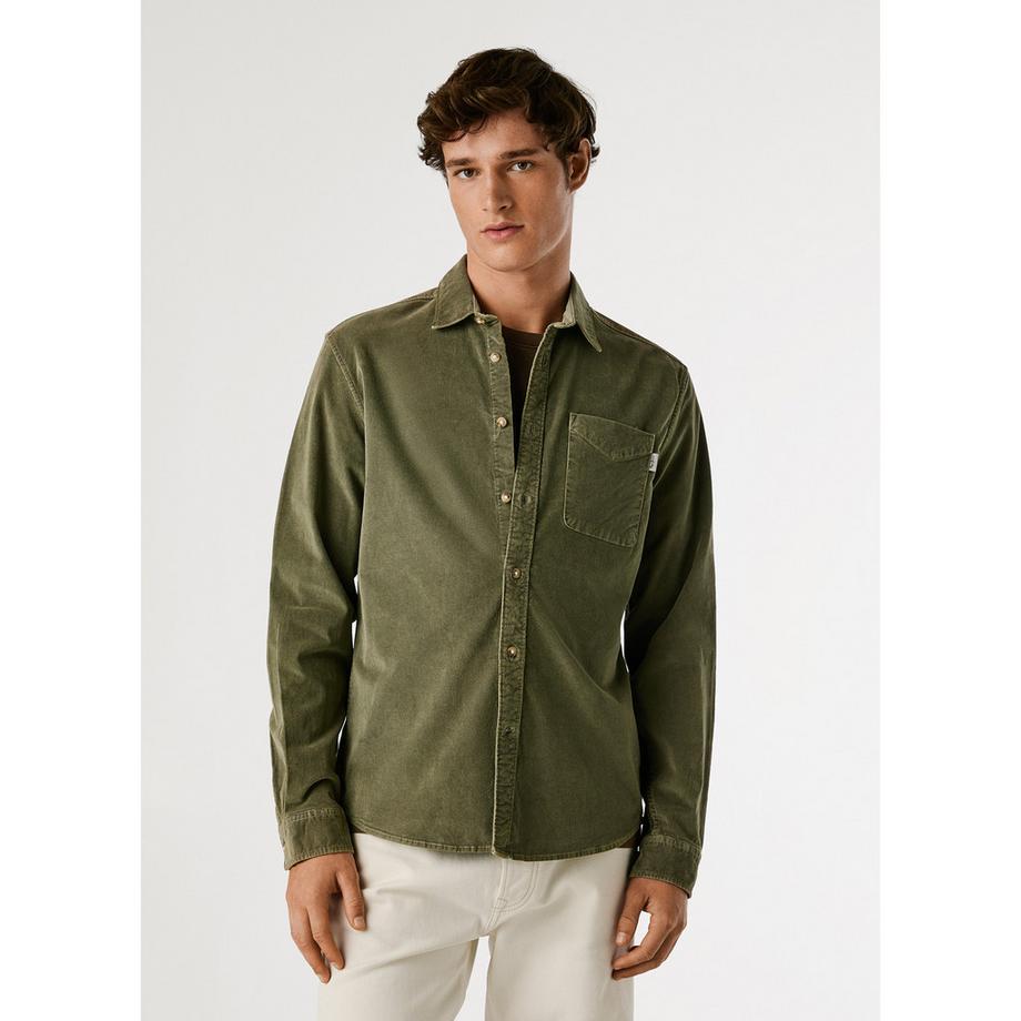 Pepe Jeans London Camicia in velluto a coste Regular Fit  