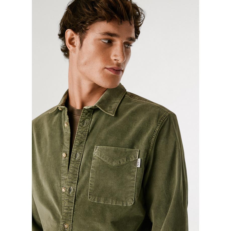 Pepe Jeans London Camicia in velluto a coste Regular Fit  